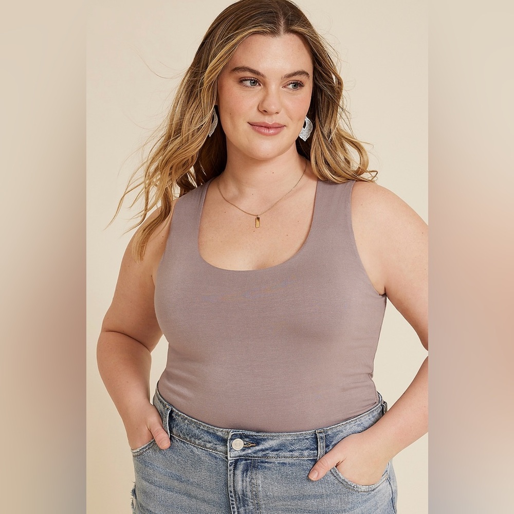Maurices Double Layer Scoop Neck Tank